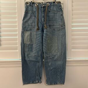 We the Free Moxie Pull-On Barrel Jeans